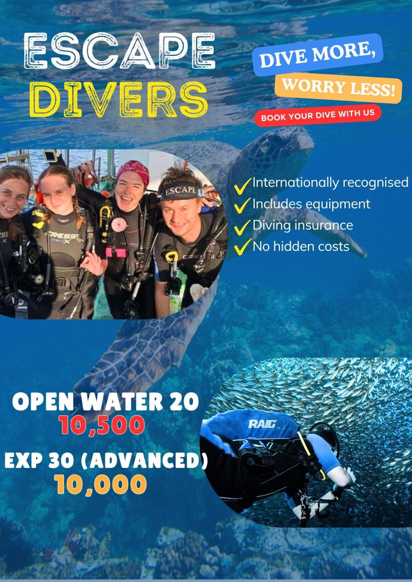 Escape Divers - Jungle Hostel And Dive Centre เกาะเต่า ภายนอก รูปภาพ